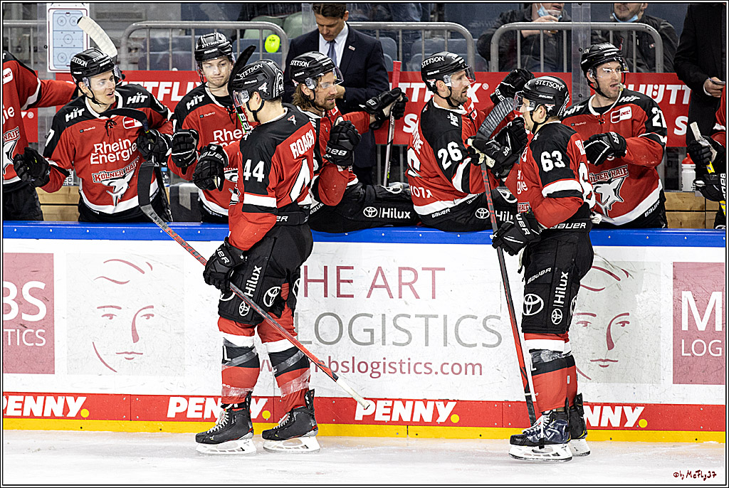 PENNY DEL;  Koelner Haie - Iserlohn Roosters; Koeln, 20.02.2022